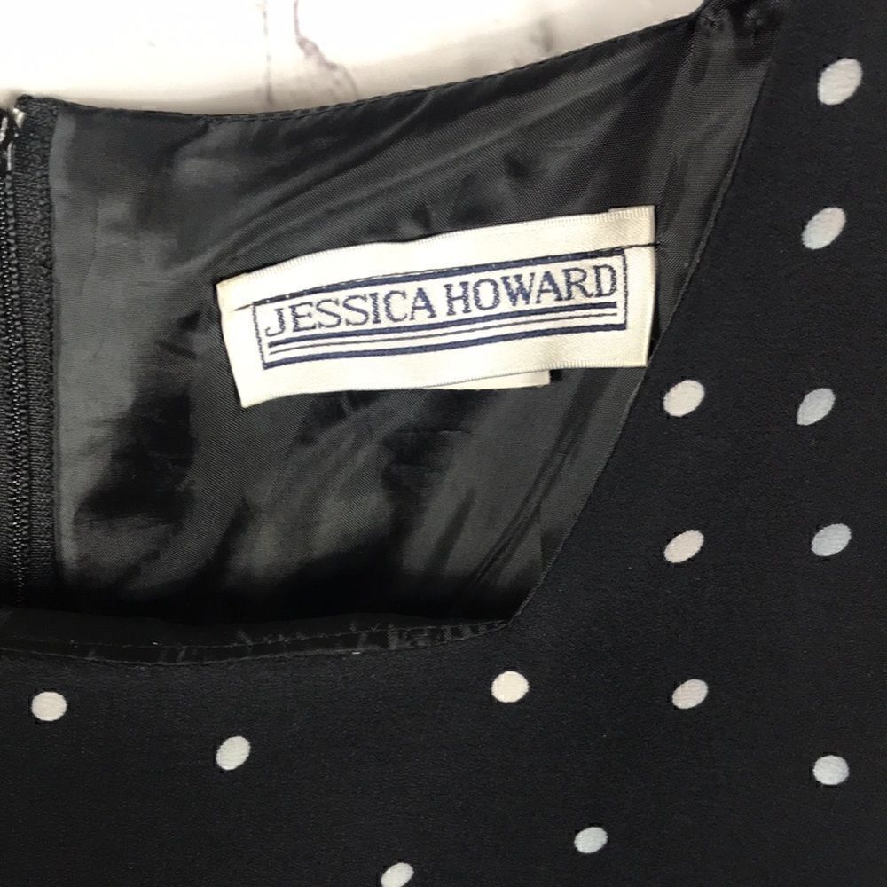 Happy New Year Vintage Jessica Howard Black Cocktail Dress Sz 10 EUC worn once - Picture 3 of 4